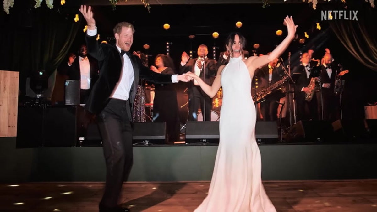 Harry and Meghan reminisce about their first dance in Netflix teaser