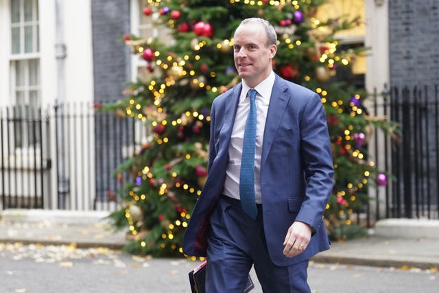 Deputy Prime Minister Dominic Raab is steering his Bill of Rights through the Commons (James Manning/PA)