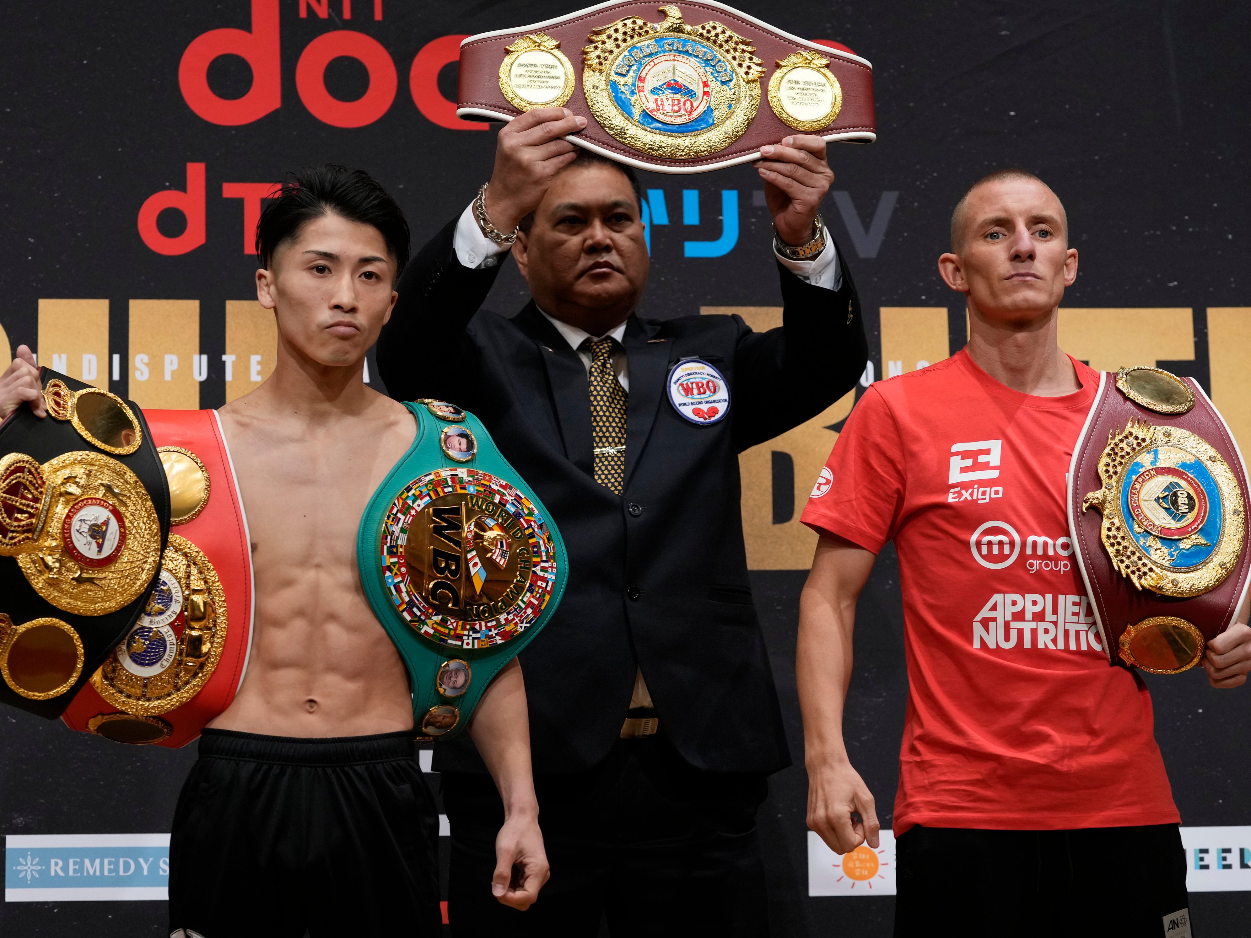 Naoya Inoue (left) and Paul Butler clash for undisputed status at bantamweight
