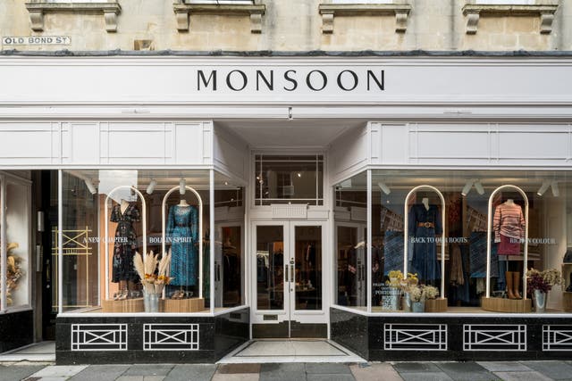 Monsoon is to open new stores after posting a jump in sales (Monsoon/PA)