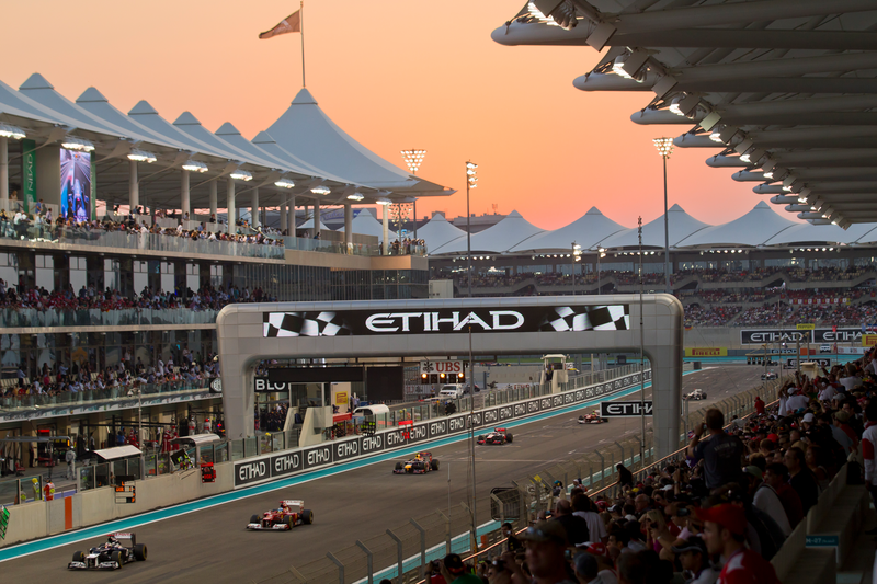 The Yas Marina Circuit hosts the Abu Dhabi Grand Prix