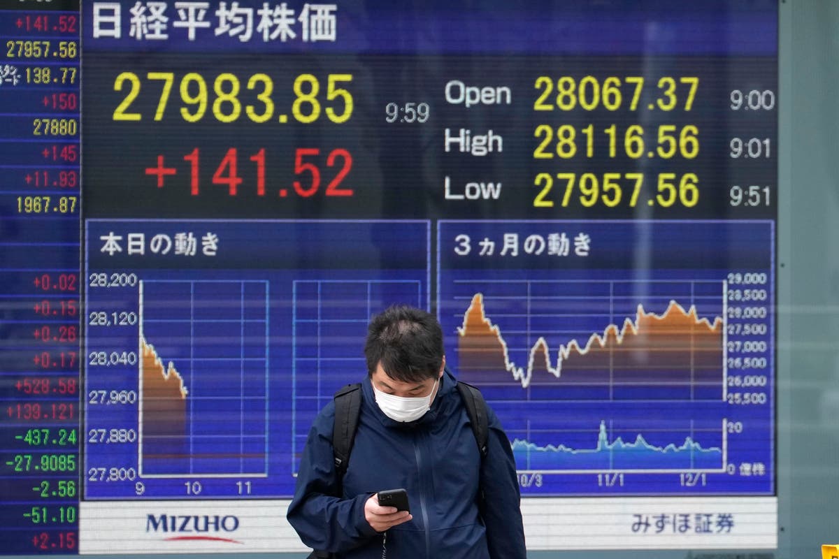 Asian shares mostly higher ahead of Fed rate hike decision