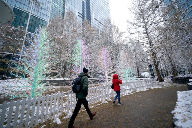 Cold snap continues following record low temperatures (Yui Mok/PA)