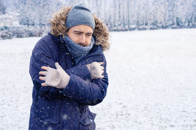From shivering to hypothermia, the effects of extreme cold can be severe (Alamy/PA)
