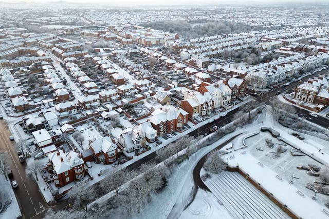 Scores of schools have been forced to close for the second day in a row (Owen Humphreys/PA)