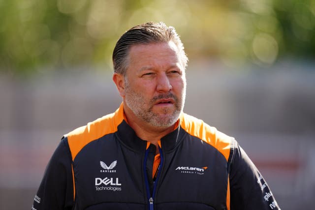 McLaren chief executive Zak Brown is confident the F1 team remains in good hands (David Davies/PA)