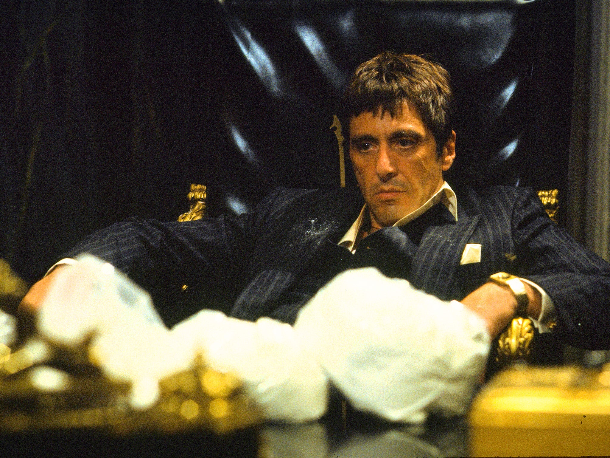 We consistently find it impossible to take cocaine seriously: Al Pacino in 1983’s ‘Scarface’