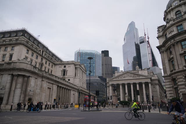 The Bank of England is set to launch the first ever stress test on financial institutions outside the banking sector (Yui Mok/PA)