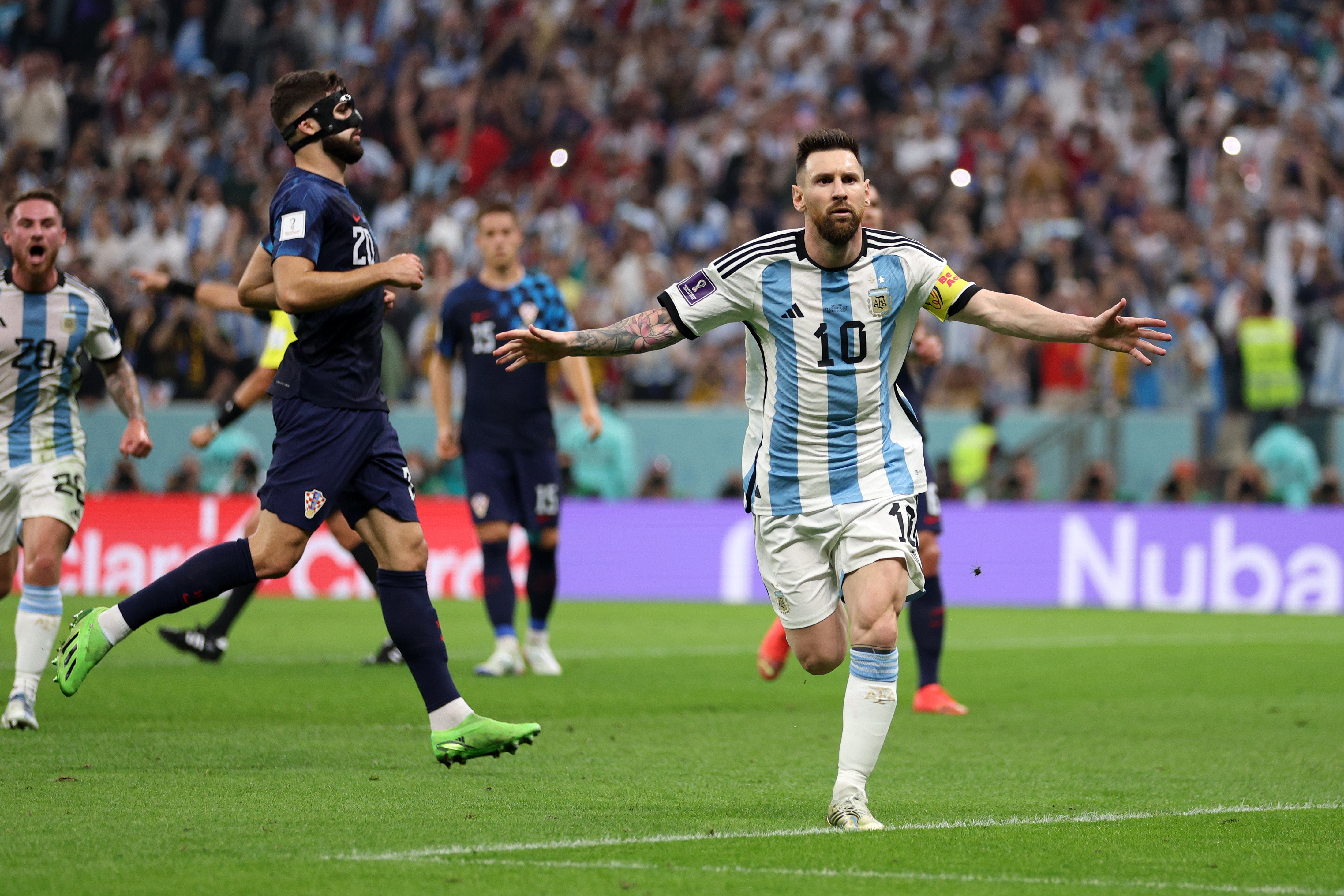 Lionel Messi: Argentina star reacts to 'spectacular' win to make World Cup  final