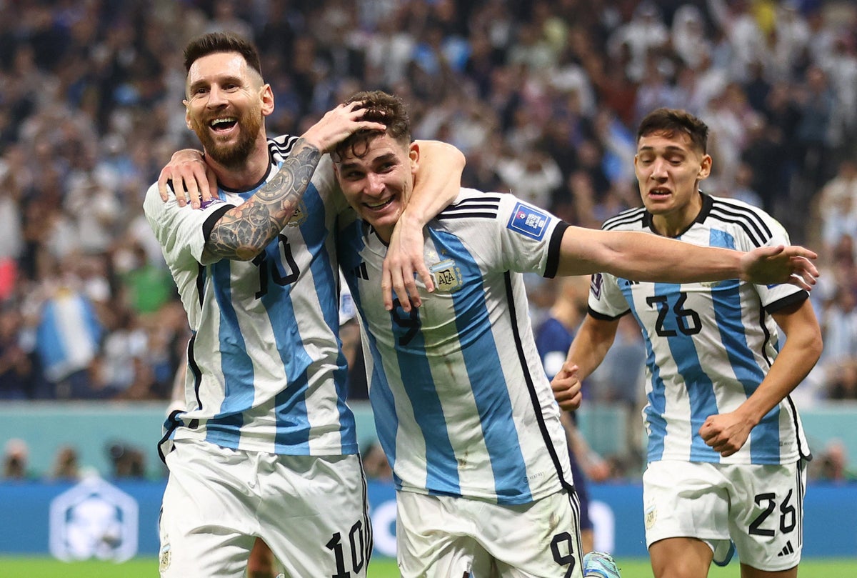 World Cup 2022 - Argentina 3-0 Croatia: Lionel Messi and Julian