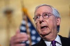 Mitch McConnell hits out at Trump’s midterm picks as he says ‘candidate quality’ contributed to GOP flop