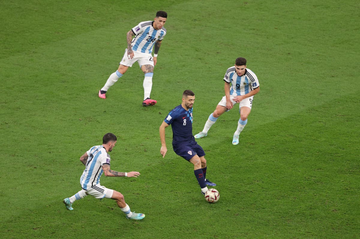 How Argentina outmanoeuvred Croatia’s midfield to reach the World Cup final