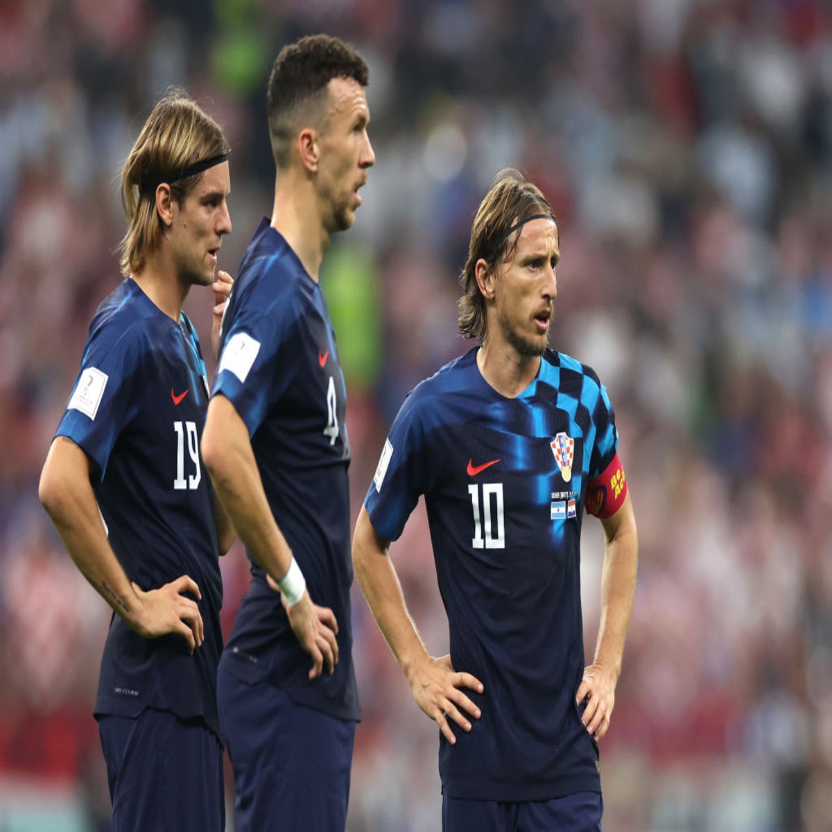 Modric and co. hang on, Croatia v Belgium