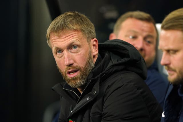Chelsea manager Graham Potter could be busy in the January transfer window (Owen Humphreys/PA)