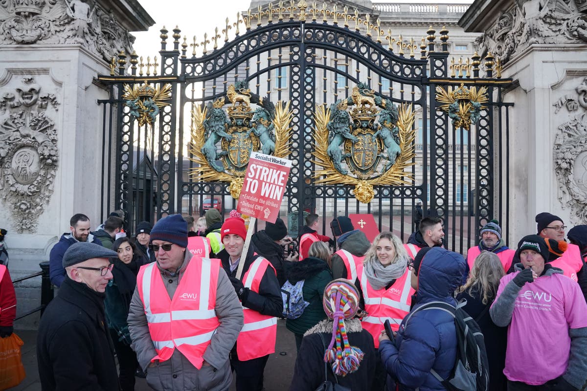 Rail and Royal Mail workers strike as nursing walkout looms