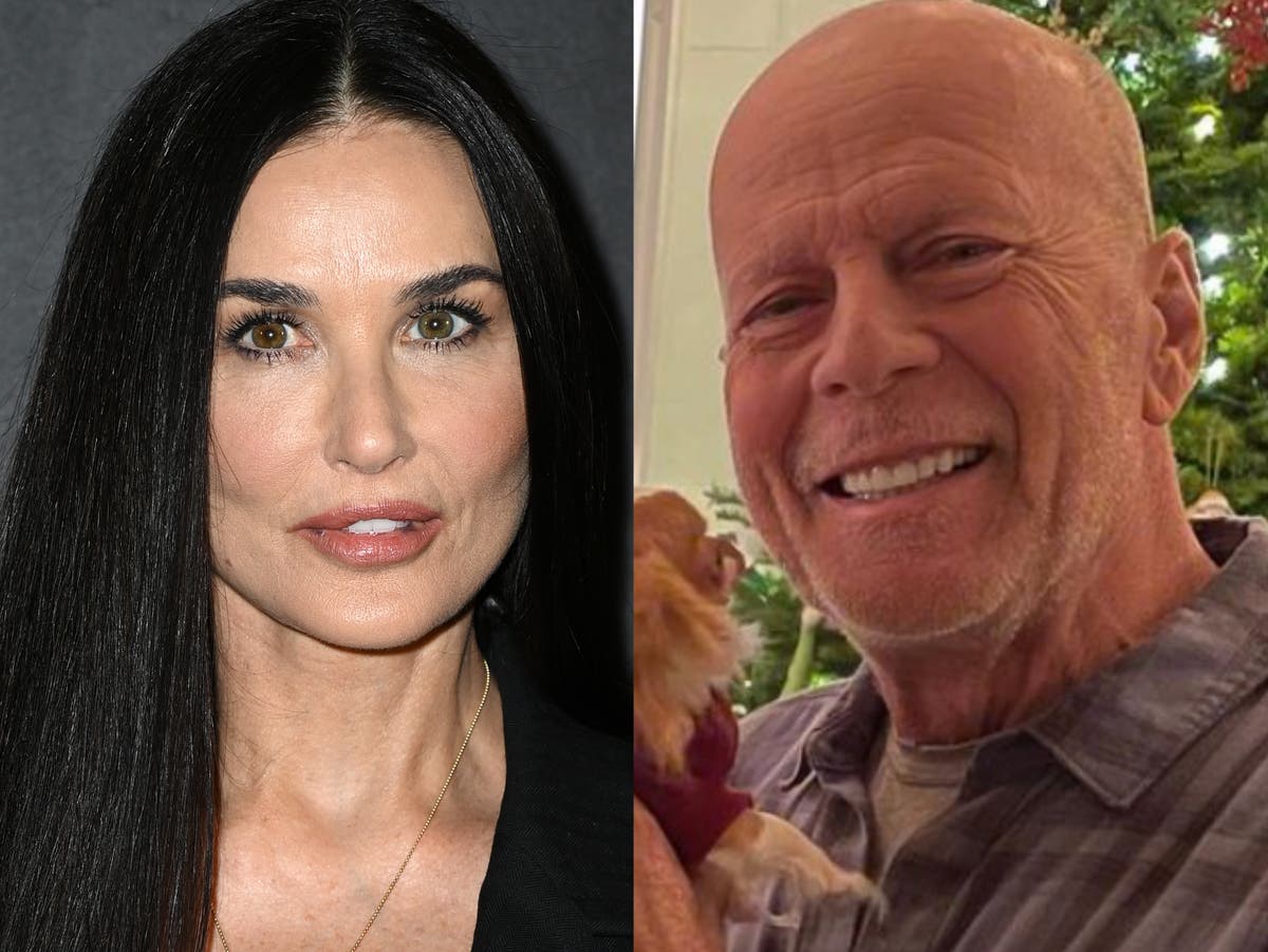 Demi Moore shares first photos of Bruce Willis since his acting retirement