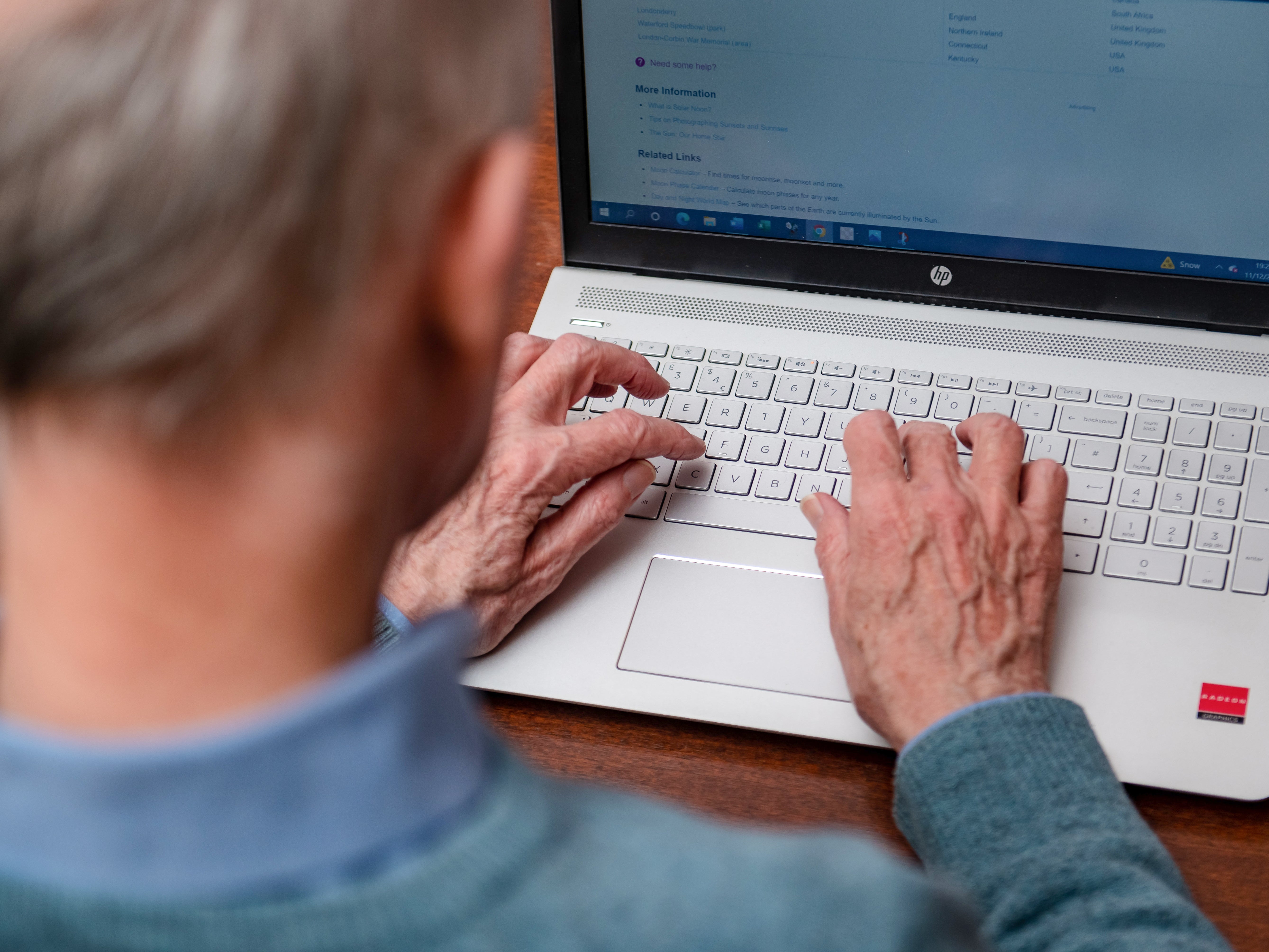 Sending emails and using online banking are key skills many older people have learnt