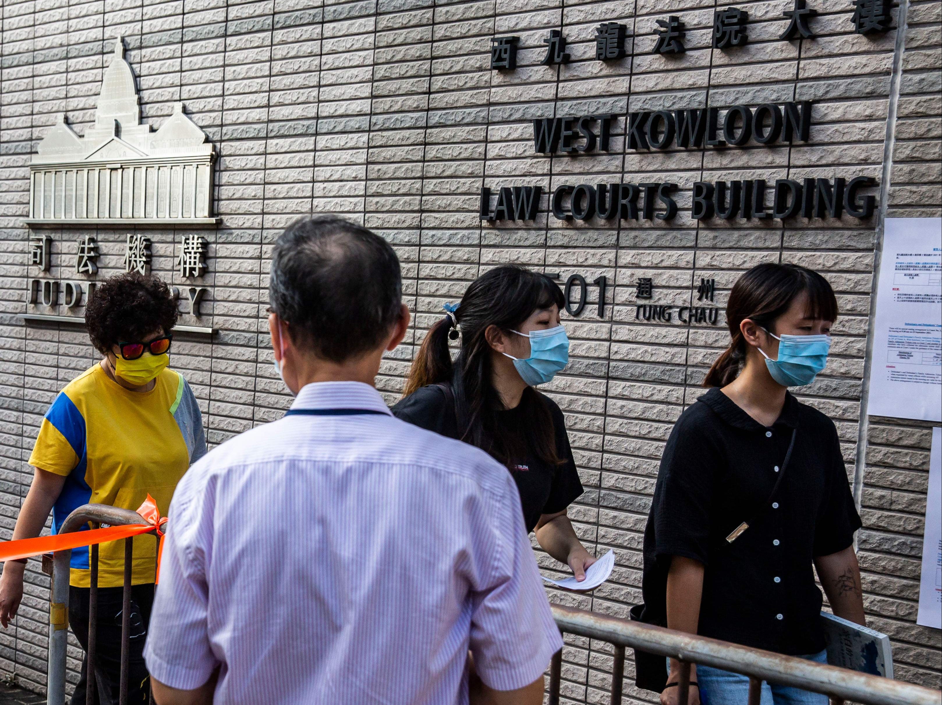 Representational image: People line up outside the West Kowloon court in Hong Kong on 23 September 2021