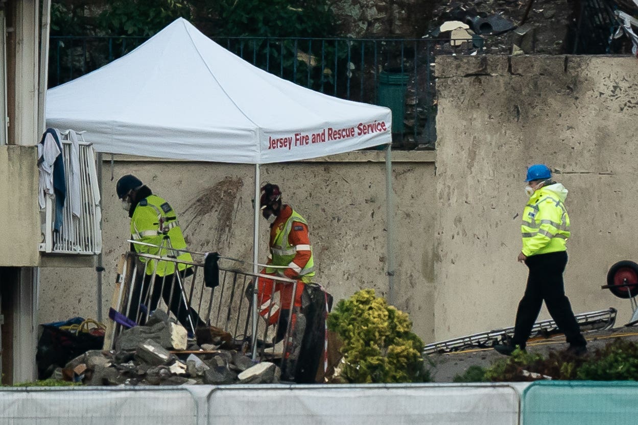 The death toll in an explosion at a block of flats in Jersey has risen to eight, the island’s police chief said (Aaron Chown/PA)