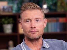 Freddie Flintoff seen in public for the first time since Top Gear crash