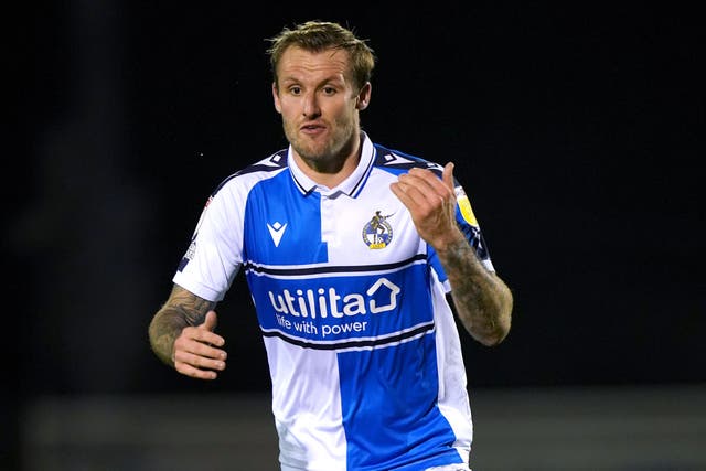 Bristol Rovers Nick Anderton is battling a rare form of bone cancer (Nick Potts/PA)