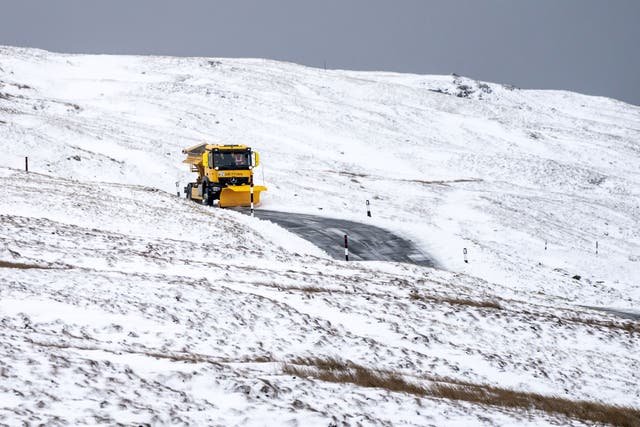 <p>The UK has been hit by wintry conditions (Danny Lawson/PA)</p>