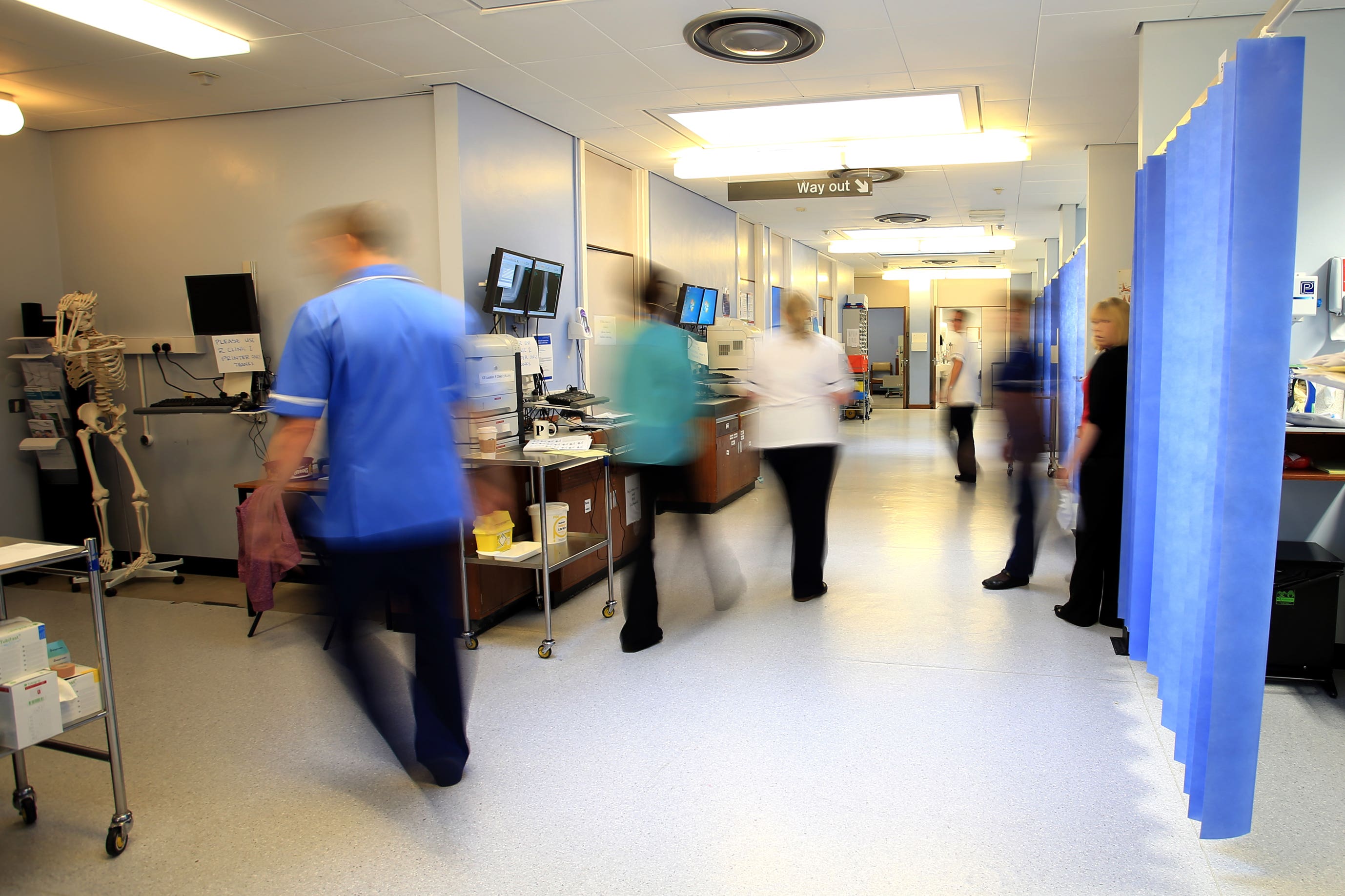 A NHS hospital ward where children with mental health conditions can be inappropriately admitted