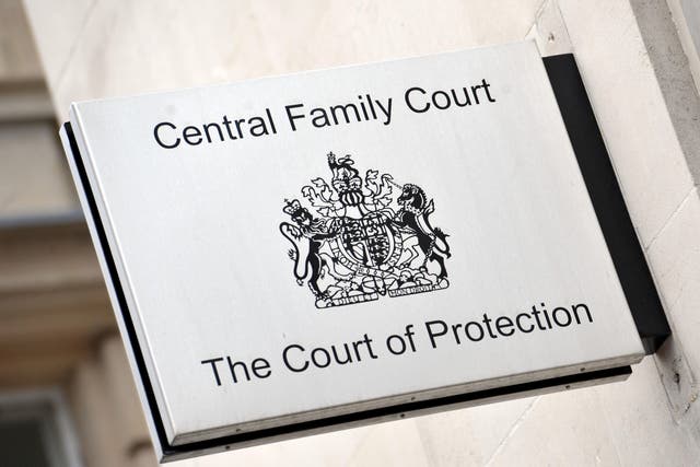 A sign outside the Court of Protection and Central Family Court buildings, in High Holborn, central London. A convicted child sex offender who “poses a risk” has the mental capacity to make decisions about his care and support, a judge has decided (Nick Ansell/PA)