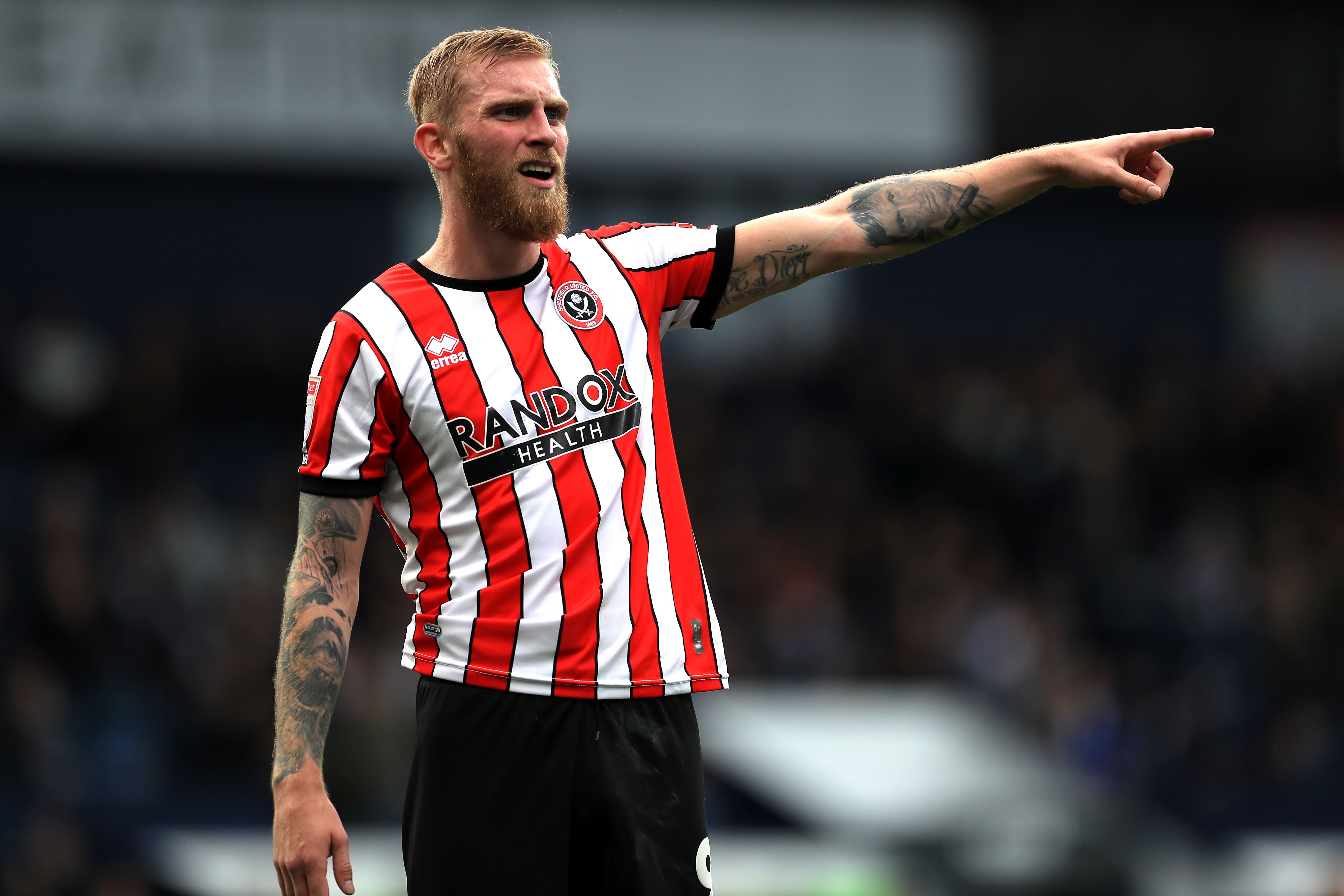 Sheffield United’s Oli McBurnie is on trial (PA)