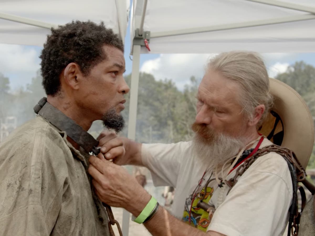 Emancipation: Will Smith recalls being stuck in neck chain for 15 minutes as crew frantically searched for keys Emancipation: Will Smith recalls being stuck in neck chain for 15 minutes as crew frantically searched for keys