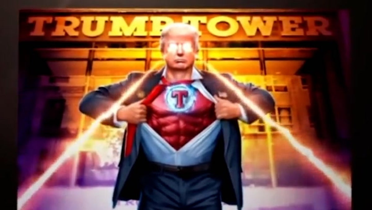 Donald Trump shares bizarre ‘superhero’ video teasing next announcement
