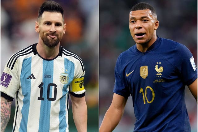 <p>The battle between Lionel Messi and Kylian Mbappe could define the 2022 World Cup final </p>