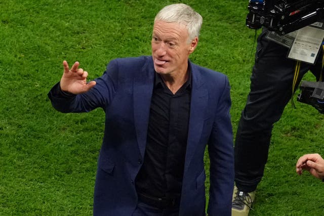 Didier Deschamps’ France have reached the World Cup final (Nick Potts/PA)