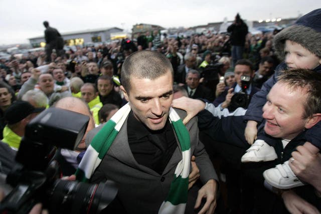 Roy Keane joined Celtic on this day in 2005 (Andrew Milligan/PA)