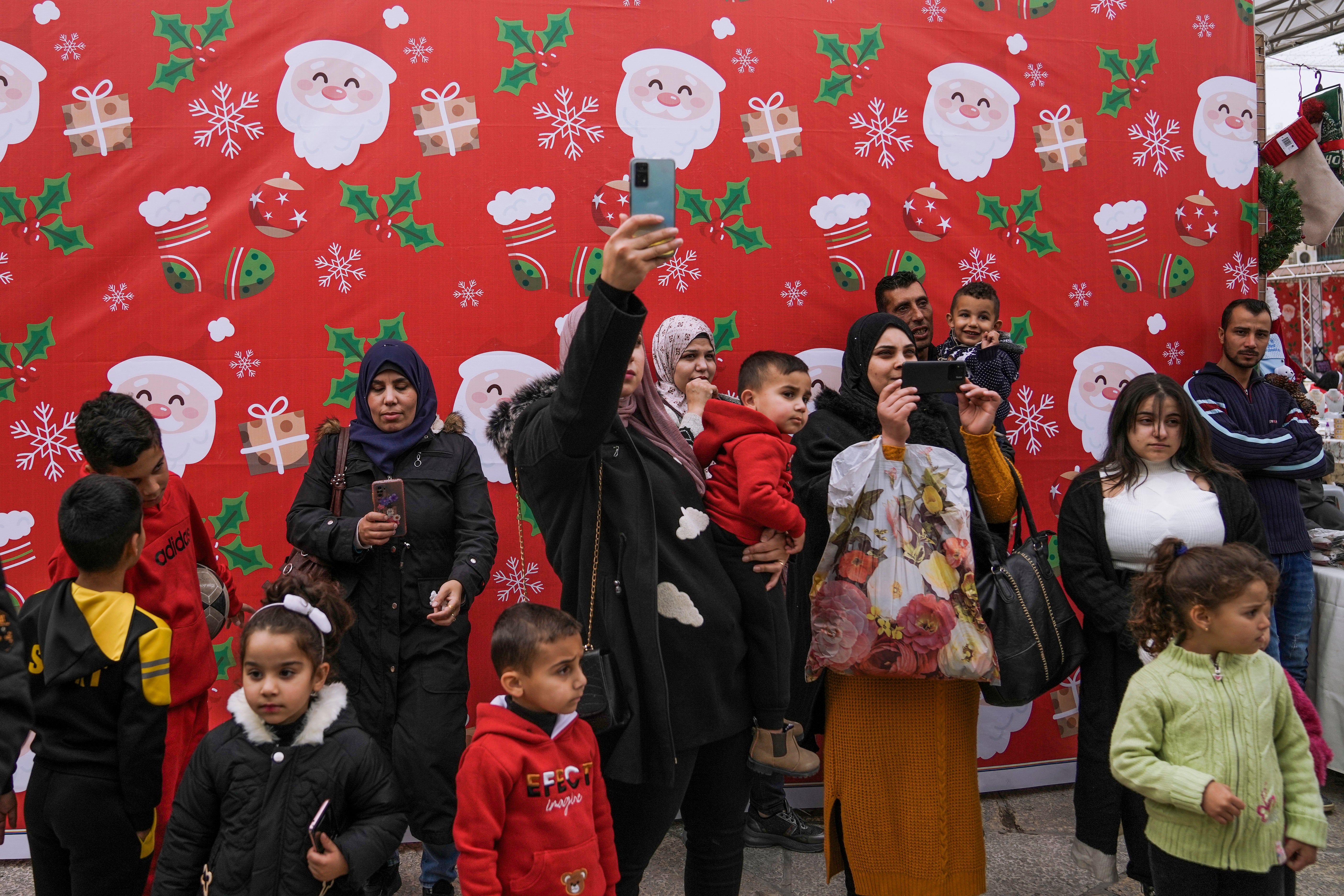 Palestinians Bethlehem Christmas