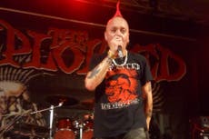 The Exploited frontman Wattie Buchan has suspected heart attack onstage for the second time