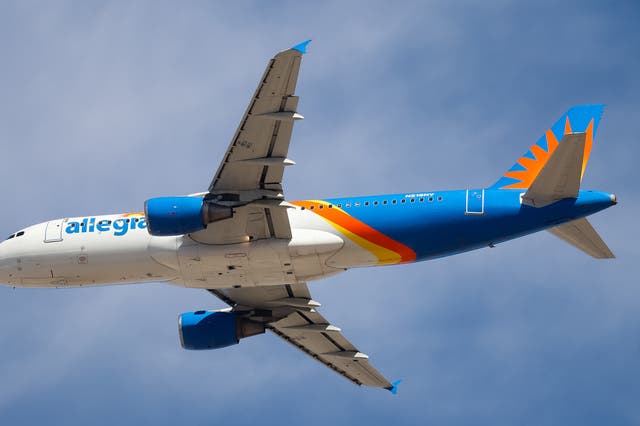 <p>The incident happened aboard an Allegiant Airlines flight</p>