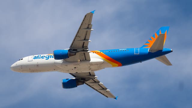 <p>The incident happened aboard an Allegiant Airlines flight</p>