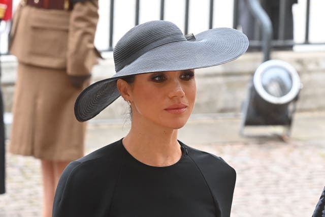 The Duchess of Sussex said she was ‘not allowed’ to get help after experiencing suicidal thoughts amid concerns for the institution’s image (Geoff Pugh/Daily Telegraph/PA)