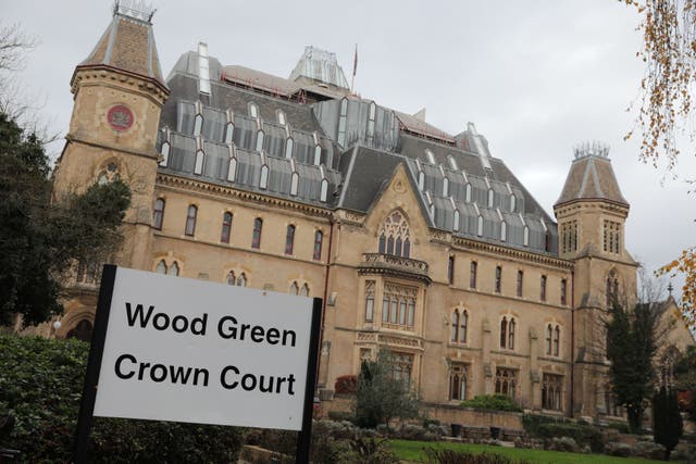 A general view of Wood Green Crown Court, London (Aaron Chown/PA)