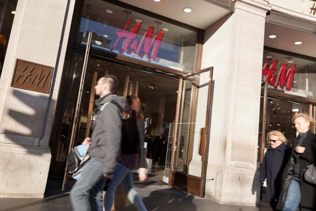 Fashion giant H&M said sales have lifted over the past quarter – but shares dipped after it disappointed some industry analysts (PSL Images/Alamy/PA)