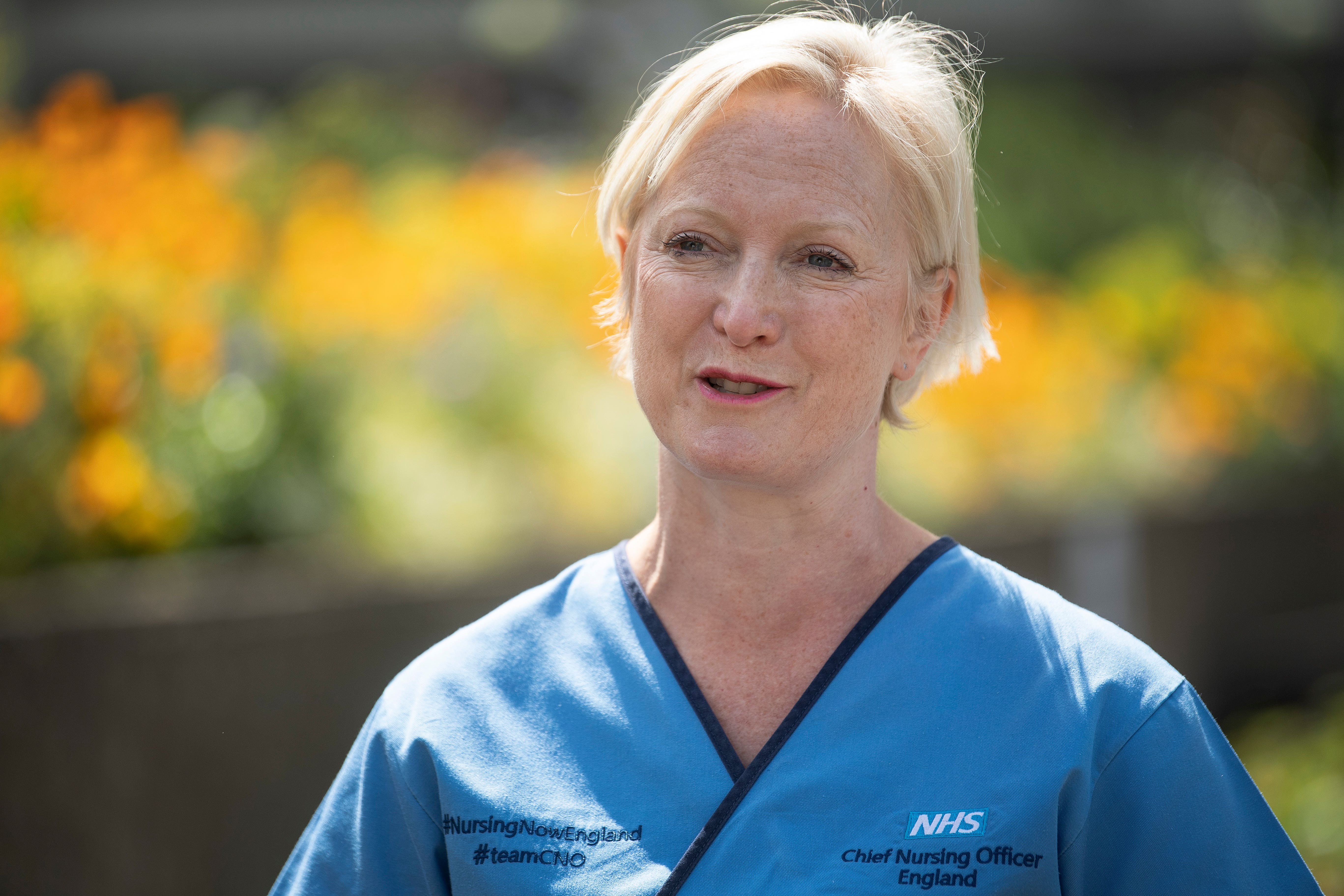 NHS chief nurse Dame Ruth May, who protested with nurses in London on Thursday