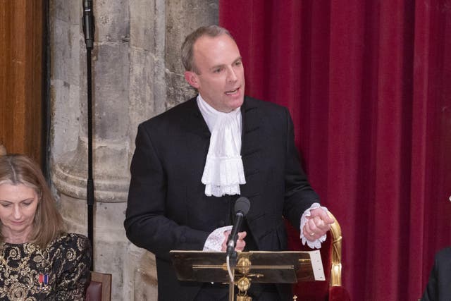 Dominic Raab (Belinda Jiao/PA)