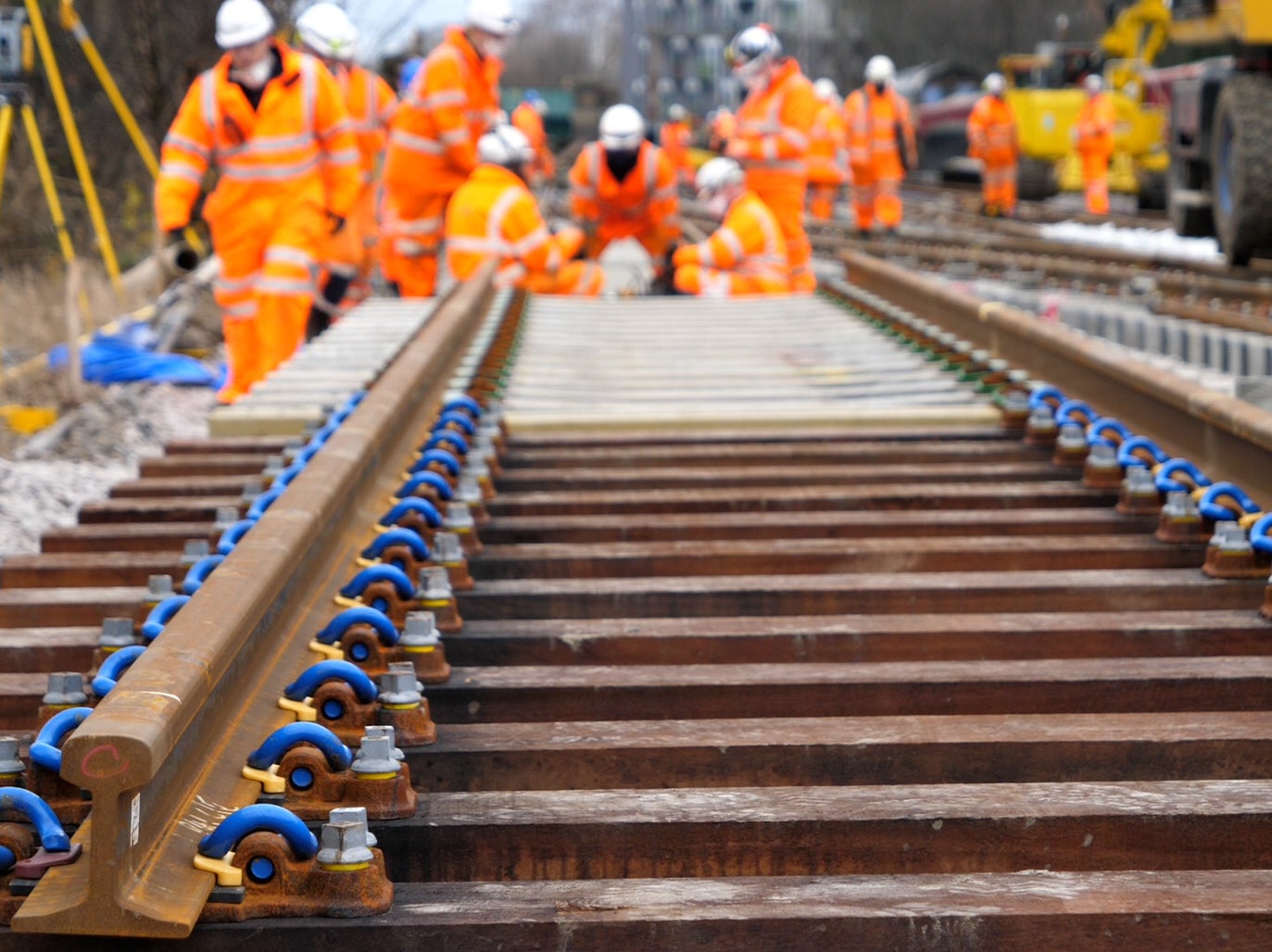On track: Network Rail staff belonging to the TSSA union have voted to accept the company’s pay offer