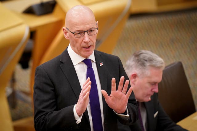 Scottish Deputy First Minister John Swinney announced tax rises to fund a £1 billion boost to NHS funding (PA)