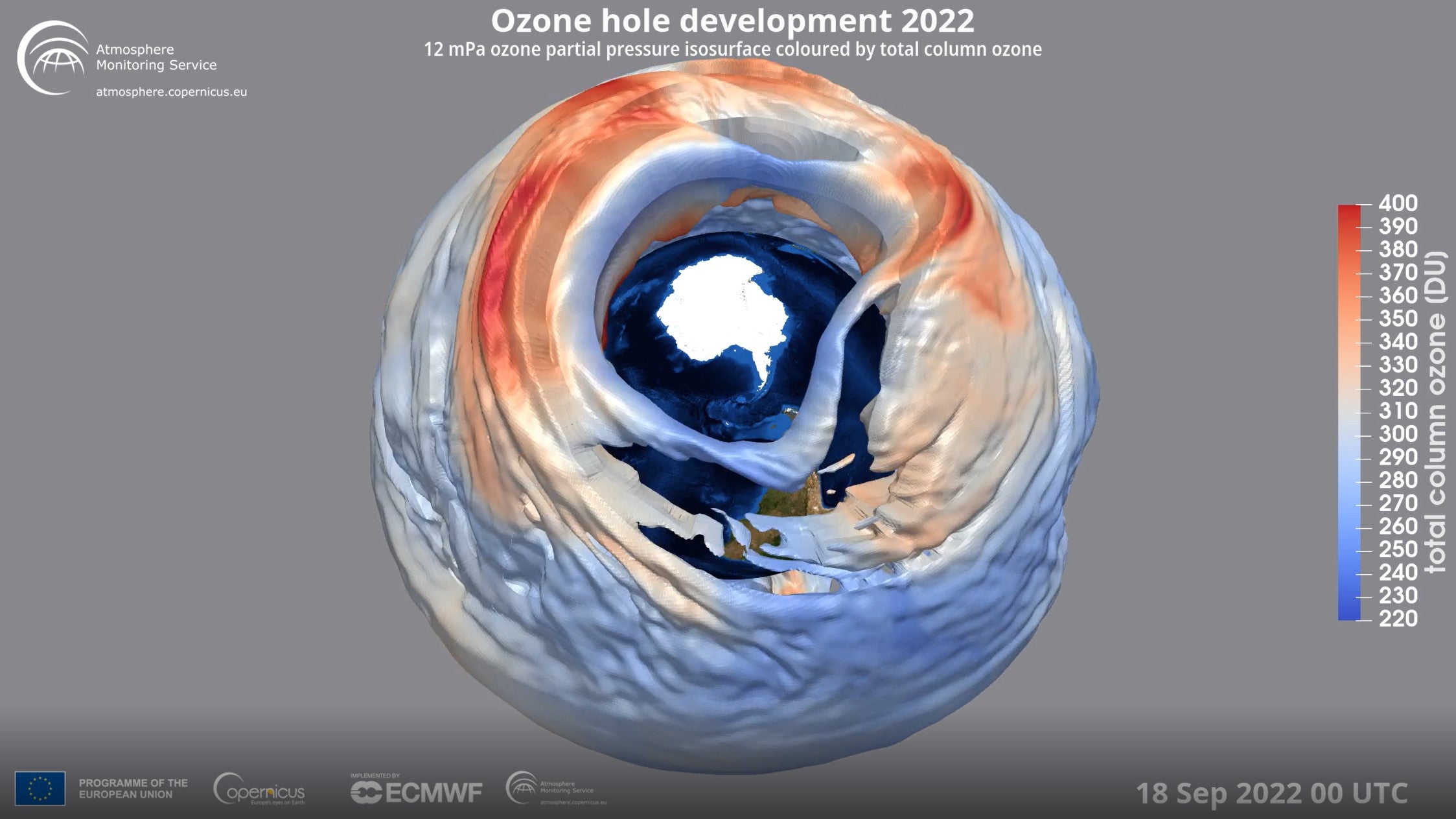 <p>The ozone hole has taken longer than usual to close this year</p>