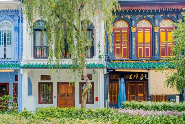 <p>In  Katong-Joo Chiat, explore the colourful “shop-houses” which host boutiques and eateries </p>