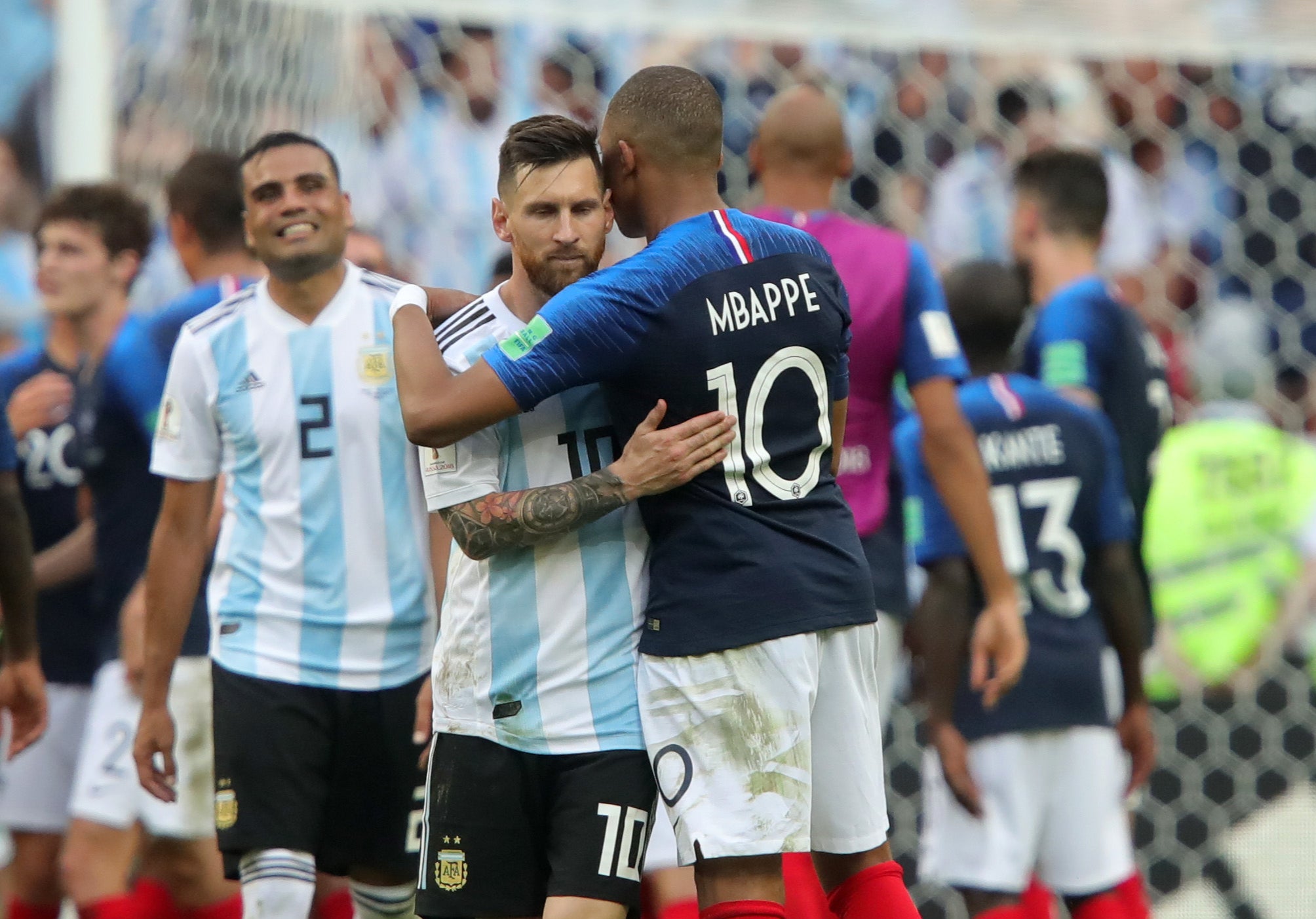Mbappe vs Messi will be a defining battle four years after they met in the World Cup in Russia