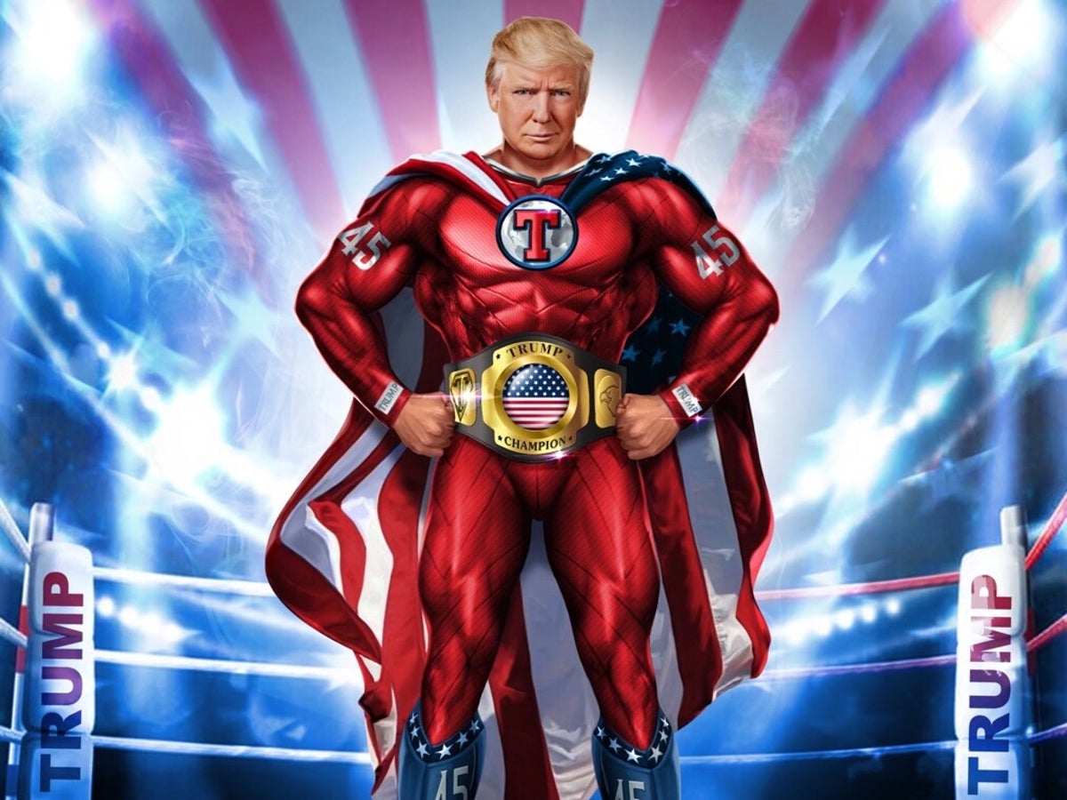 Voices: Trump’s superhero narrative is clearly laughable – but there is a sinister side to it too