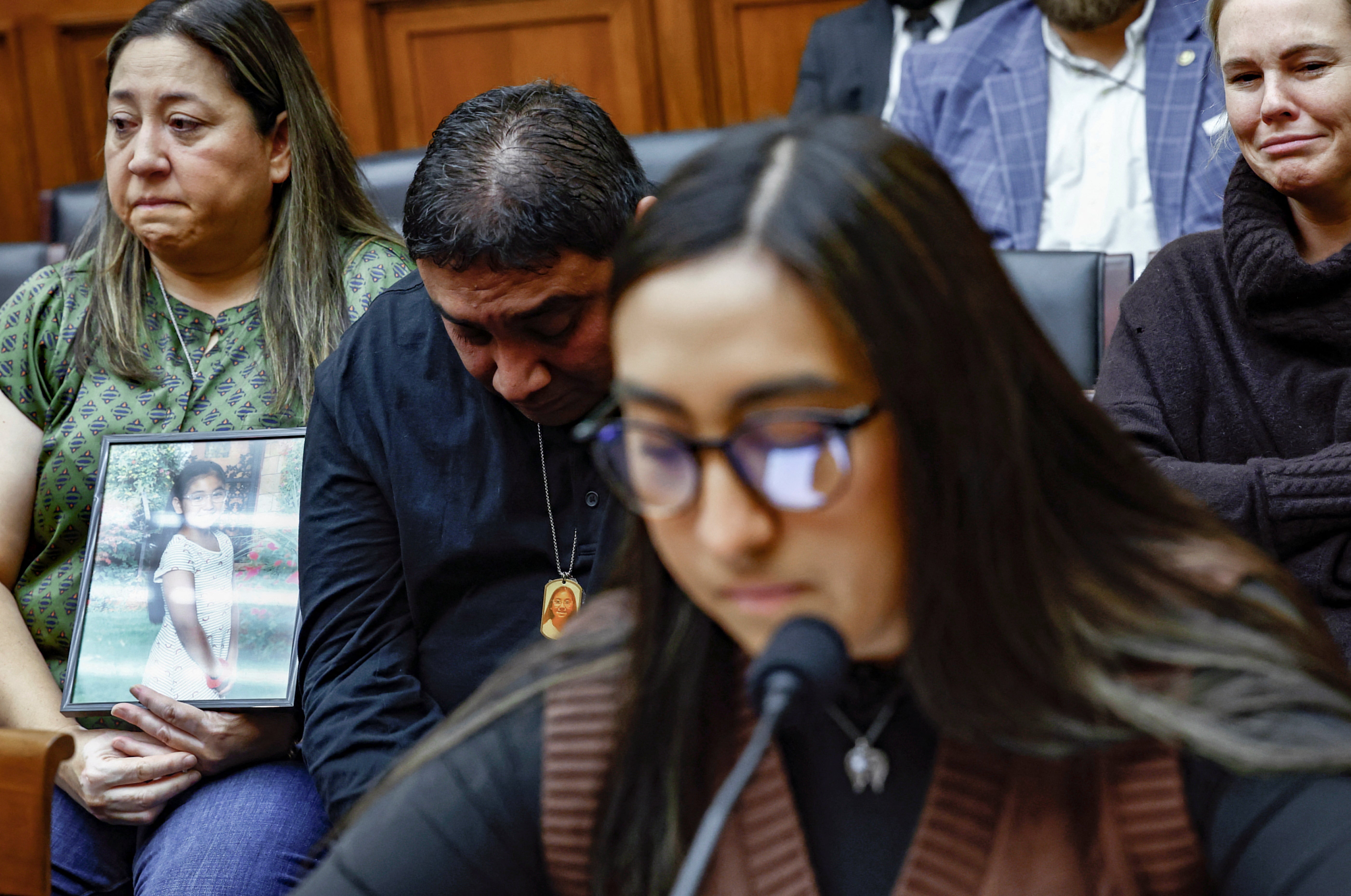 ‘How do we continue to allow this?’ Sandy Hook survivor and Uvalde families testify to Congress over assault weapons ban